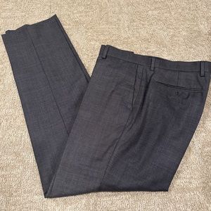Men’s slim fit charcoal grey dress pants - banana republic